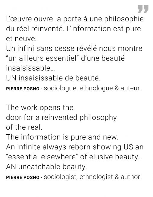 Pierre Posno sociologist ethnologist & author - Quote exhibition Ode à la pluie